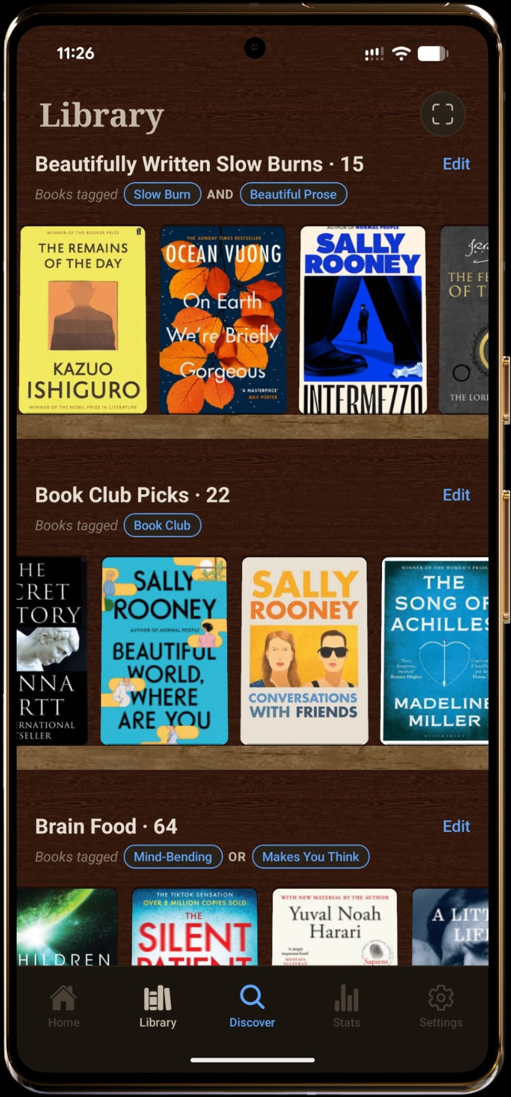 Forewords library view
