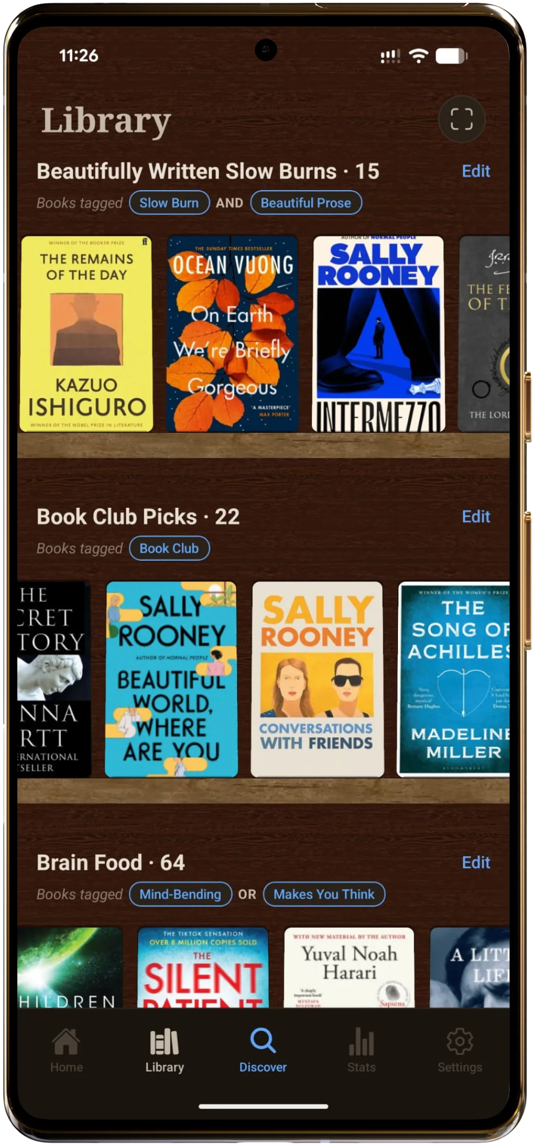 Forewords library view
